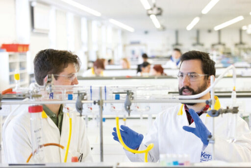 Develop your skills in advanced laboratory techniques, such as air free synthesis using vacuum-gas manifolds, in our modern practical courses.