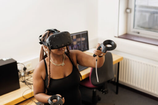 The virtual reality laboratory allows Psychology experimenters to replicate immersive environments over and over.